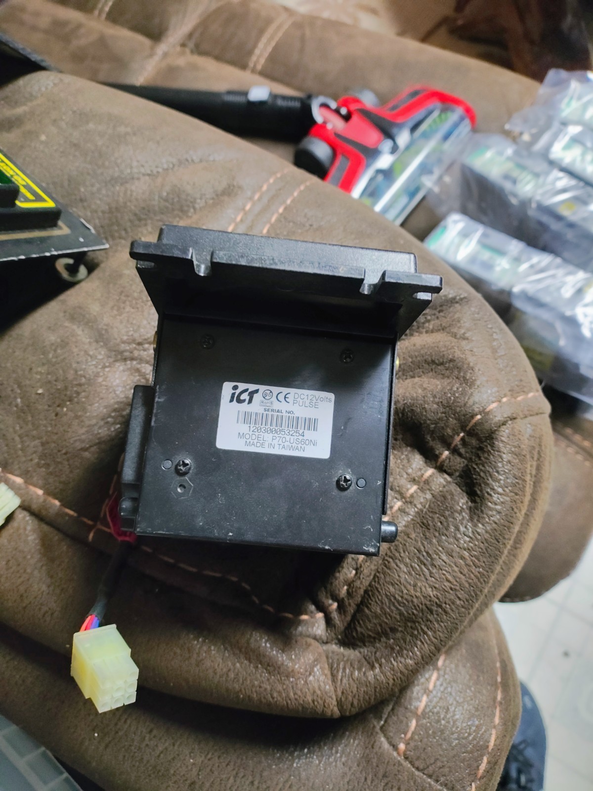 Ict P70 12 V Bill Acceptor TESTED WORKING 100%