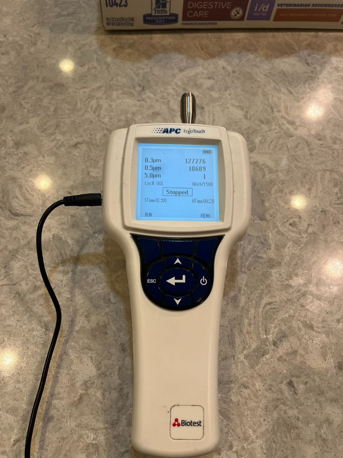 Biotest 9303-01BT APC ErgoTouch Particle Counter + charger 60 days warranty
