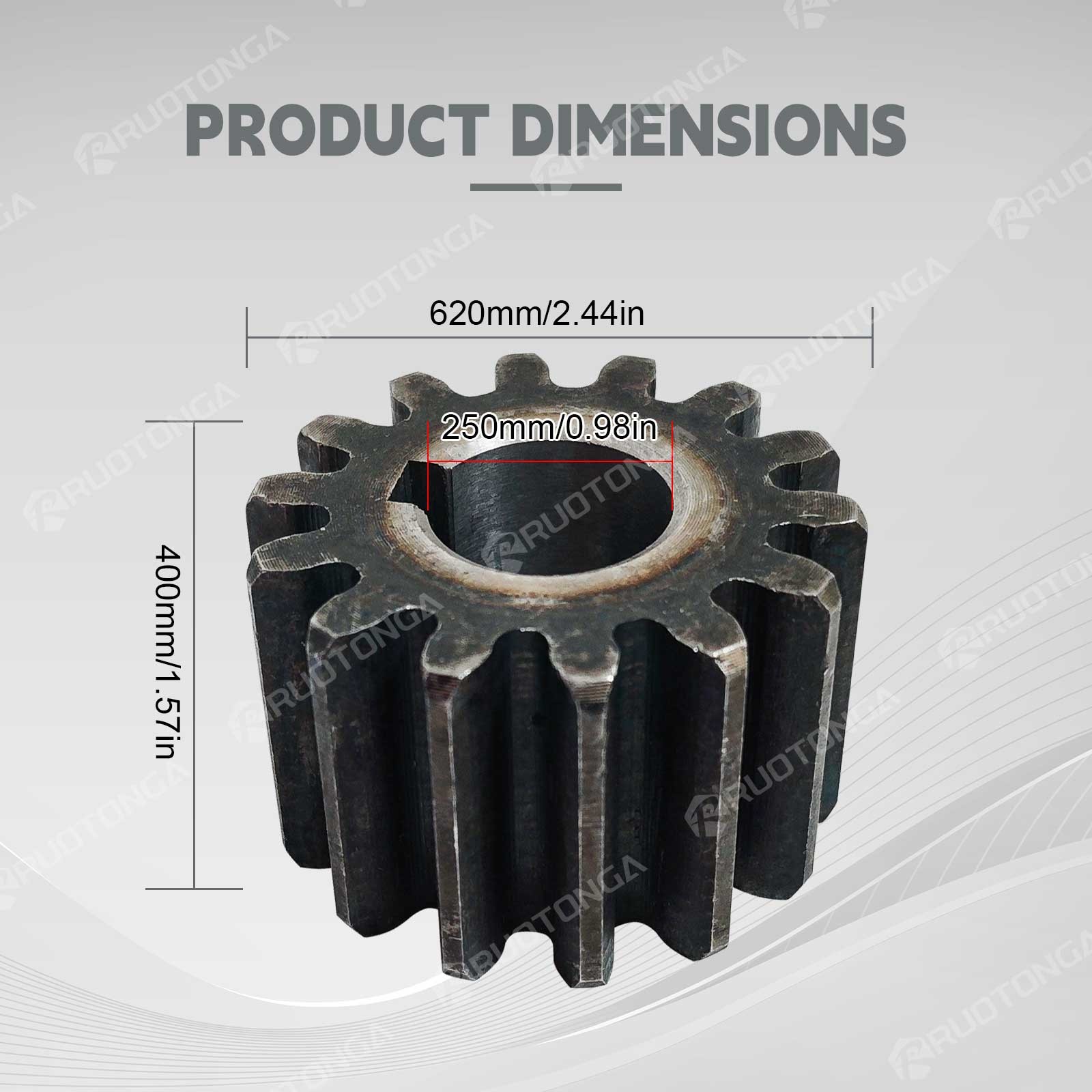 Chinese China One TonMini Excavator Swing Motor Gear，NEW