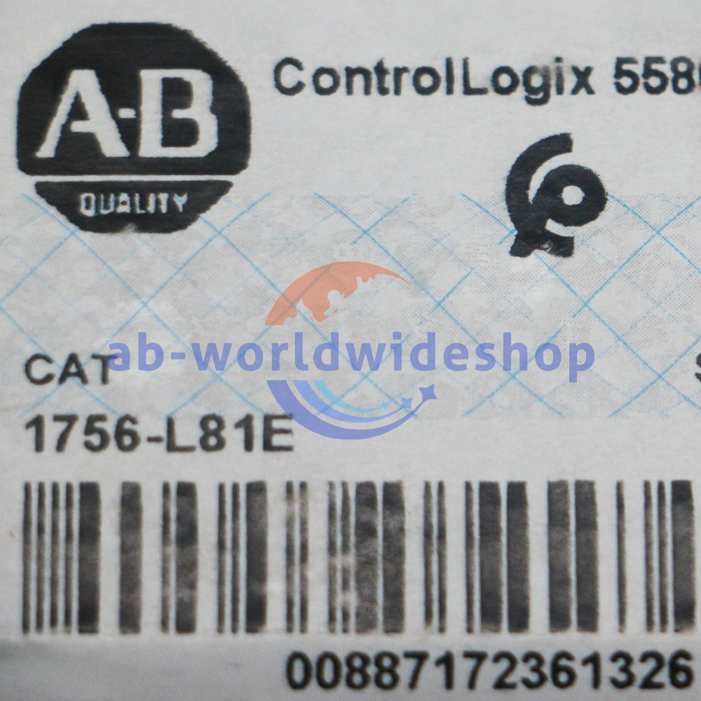 NEW Allen Bradley1756-L81E ControlLogix 5580 Controller with 3 MB User Memory