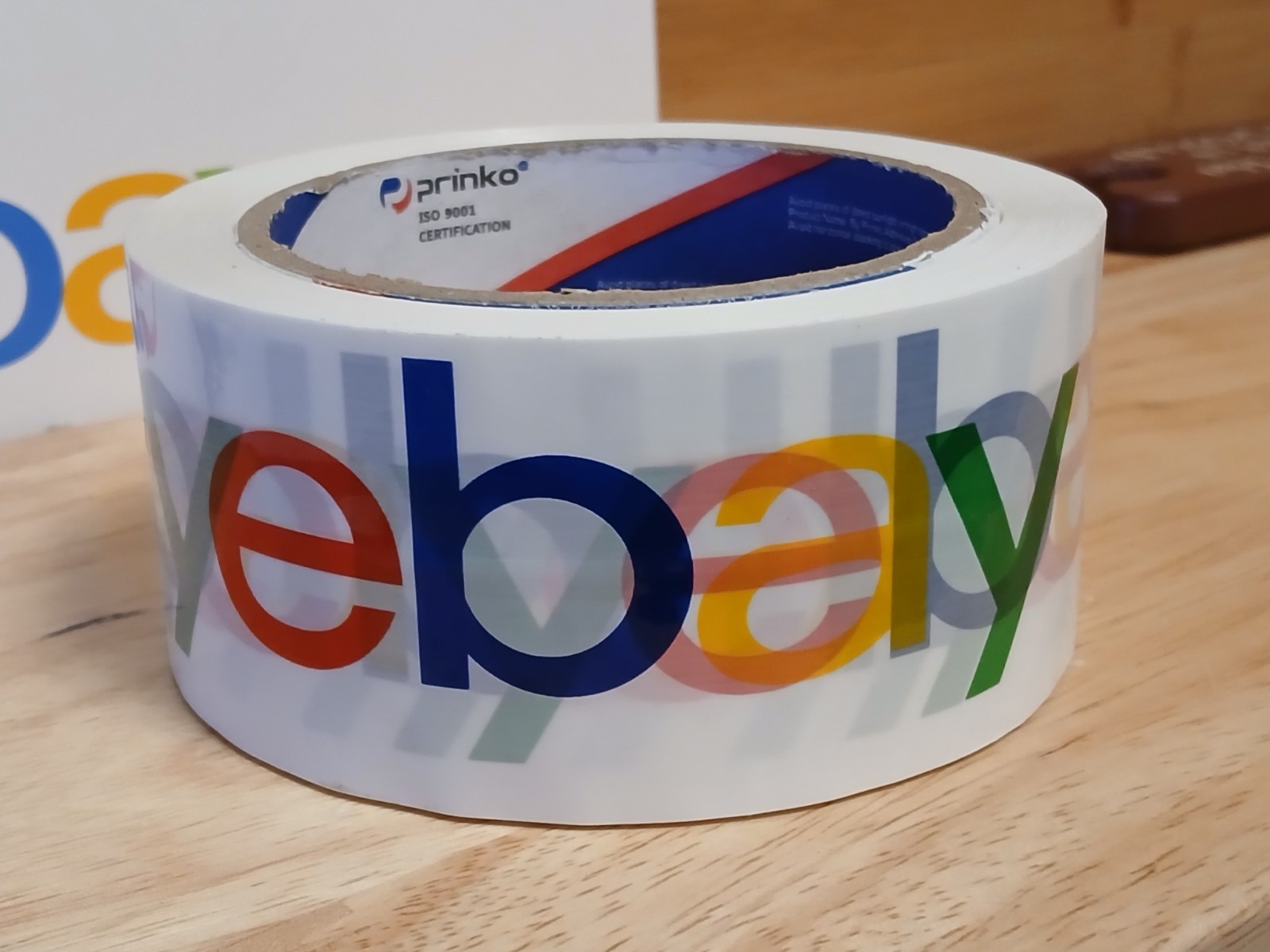 1 single roll 2″ x 75 yards eBay packing shipping carton Tape SINGLE ROLL NEW