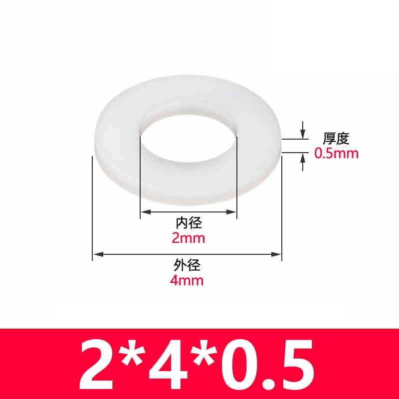 Nylon Washers Form A Flat Plastic Washer M2 M2.5 M3 M4 M5 M6 M8 M10 M12 M16-M37