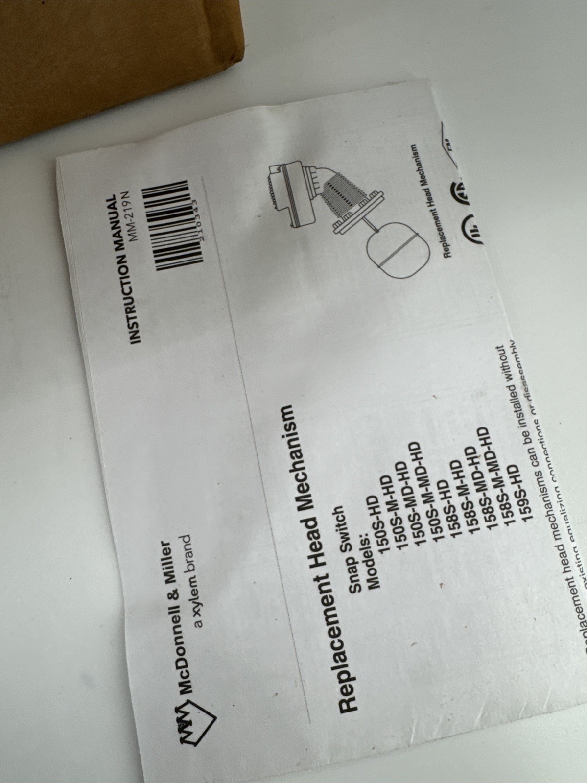 BRAND NEW McDonnell & Miller 150S-HD Head Mechanism (173003) FAST SHIPPING