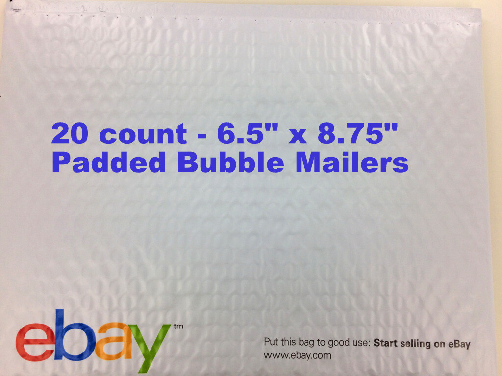 Ebay Brand Shipping Supplies Assorted 37 Padded Bubble Mailer Envelope Kit Lot