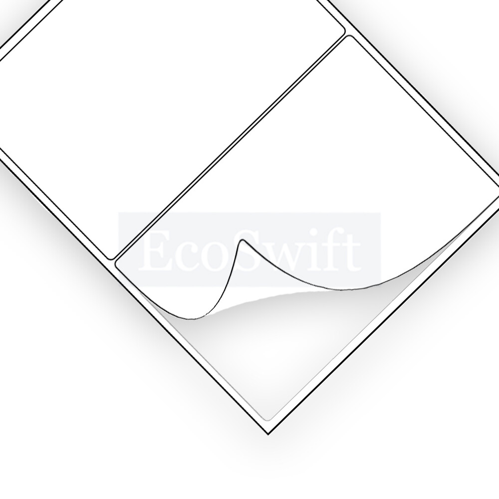 2-20,000 8.5 x 5.5 EcoSwift Shipping Half-Sheet Self-Adhesive eBay PayPal Labels