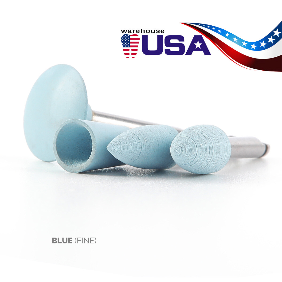AZDENT Dental Composite Polishing Finishing Burs Silicone Polishers RA 2.35mm