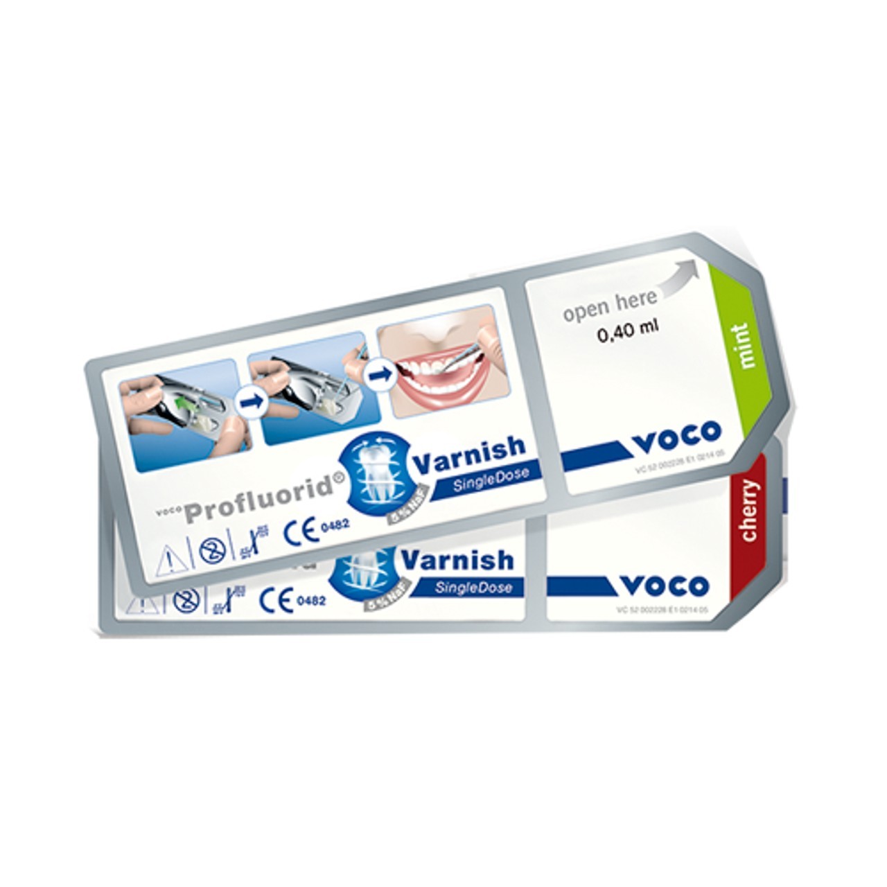 Voco Profluorid Varnish 10 Single Dose (Cherry, Melon, Caramel, Mint) Free Ship