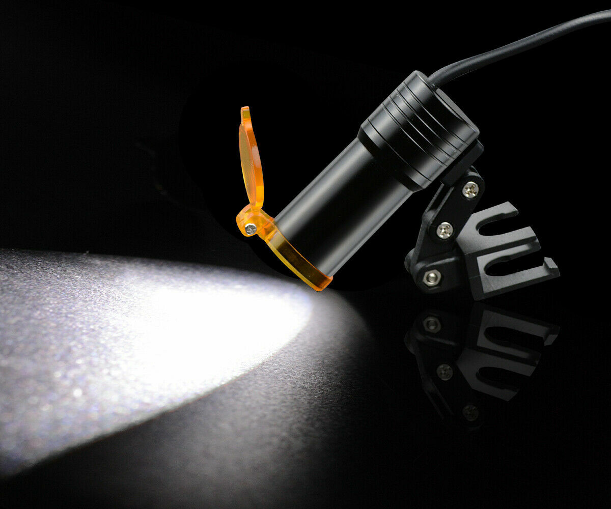 Dental 5W LED Head Light with Filter Insert Type for Binocular Loupes Black US