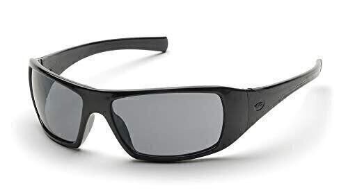 Pyramex Goliath Safety Eyewear Black Frame Gray Polarized Lens