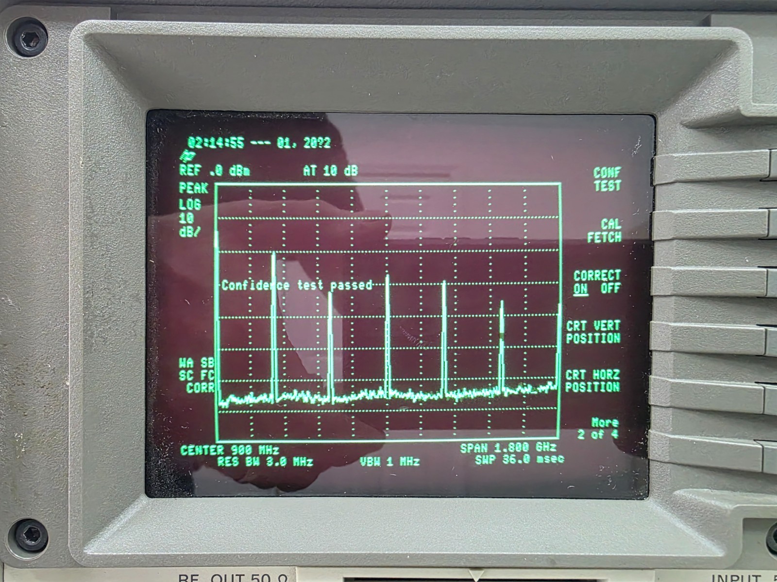 HP Agilent 8591E Spectrum Analyzer w/opt 4, 1 0, 41 Tracking Generator Nice