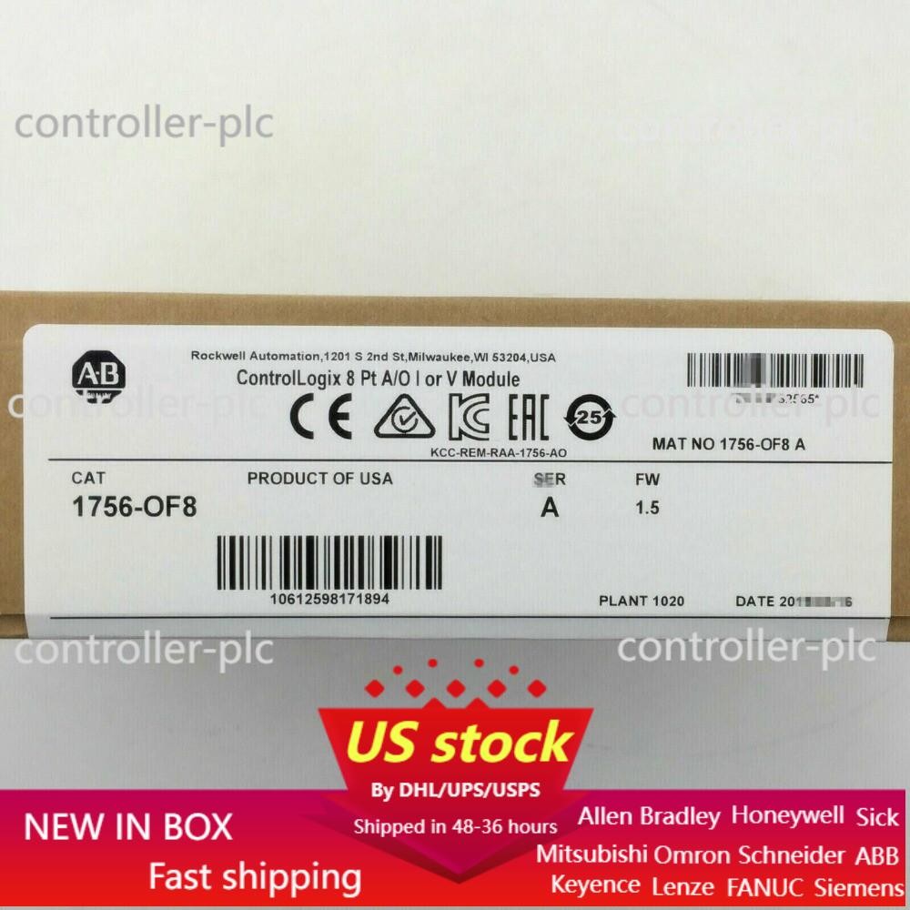 Factory Sealed AB 1756-OF8 SER A ControlLogix 8 Pt Output Module US Free Tax