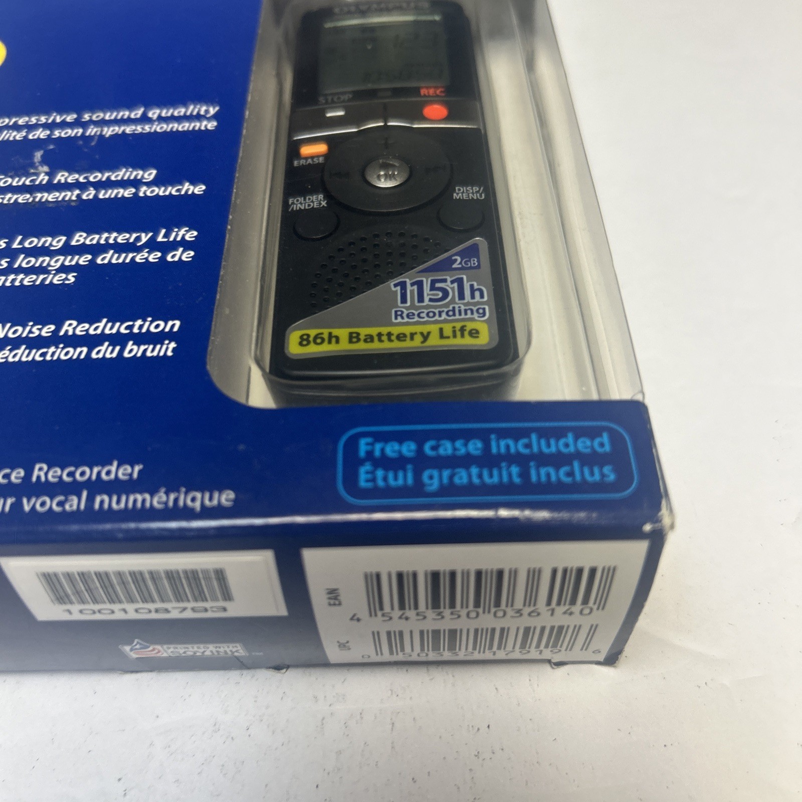 NEW Olympus VN-7200 Digital Voice Recorder 1100hrs 2GB Memo Smart Notetaking NOB