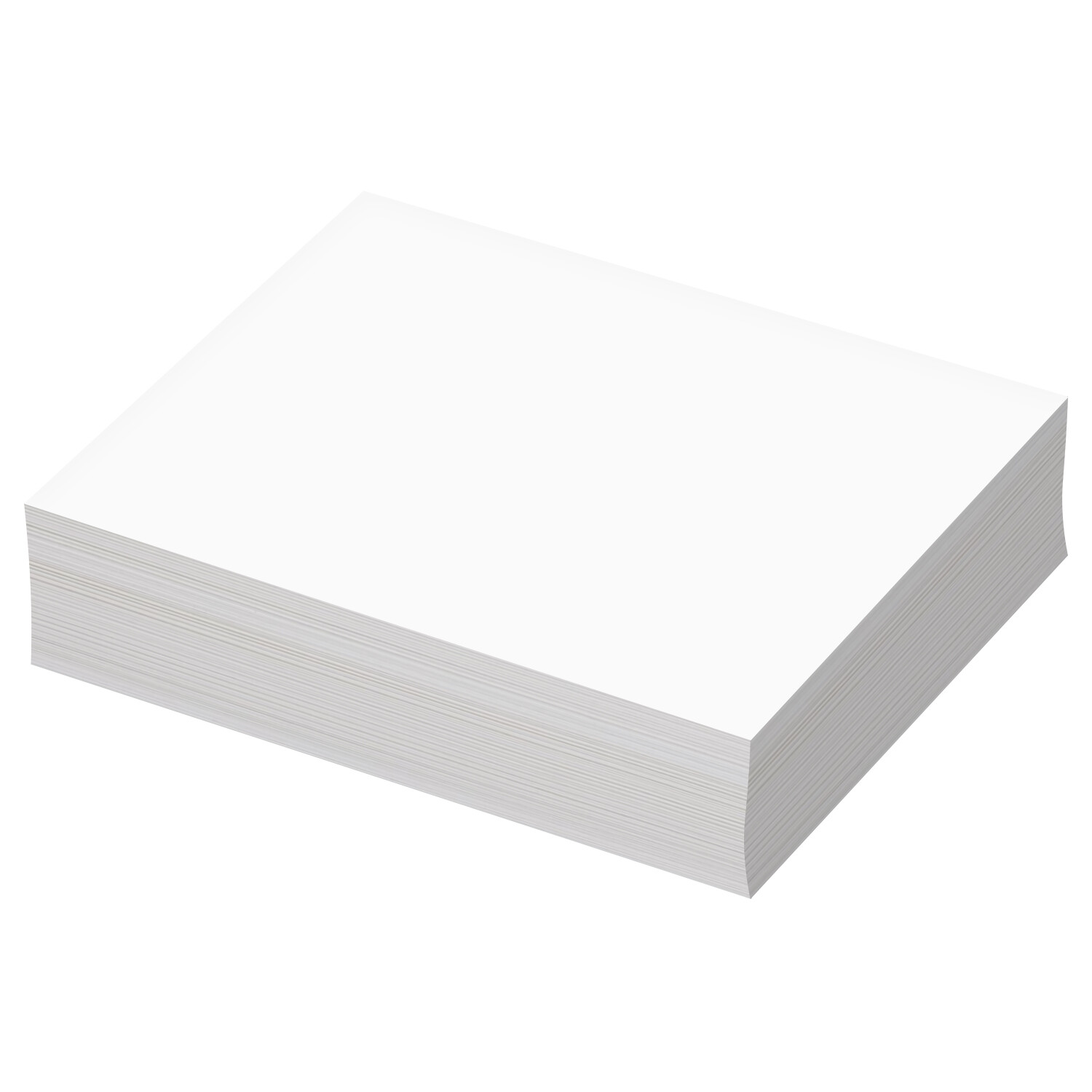 Blank White Thick Cardstock Paper – 100lb Cover (270gsm) – 8 x 10 – 50 Sheets