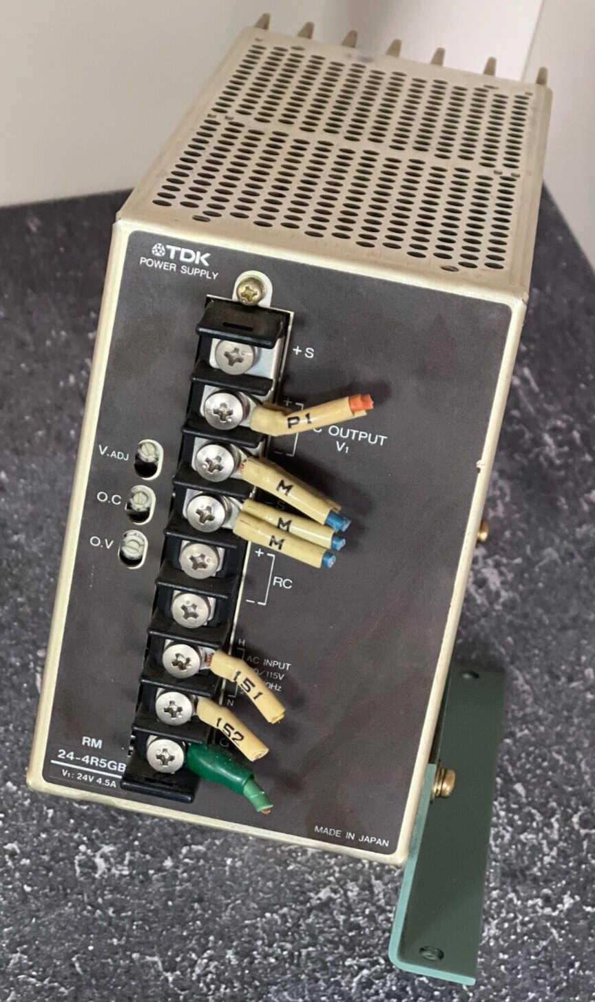 TDK RM24-4R5GB | RM244R5GB | TDK 24‑4R5GB Power Supply: 24VDC/4.5A, 100-115VAC