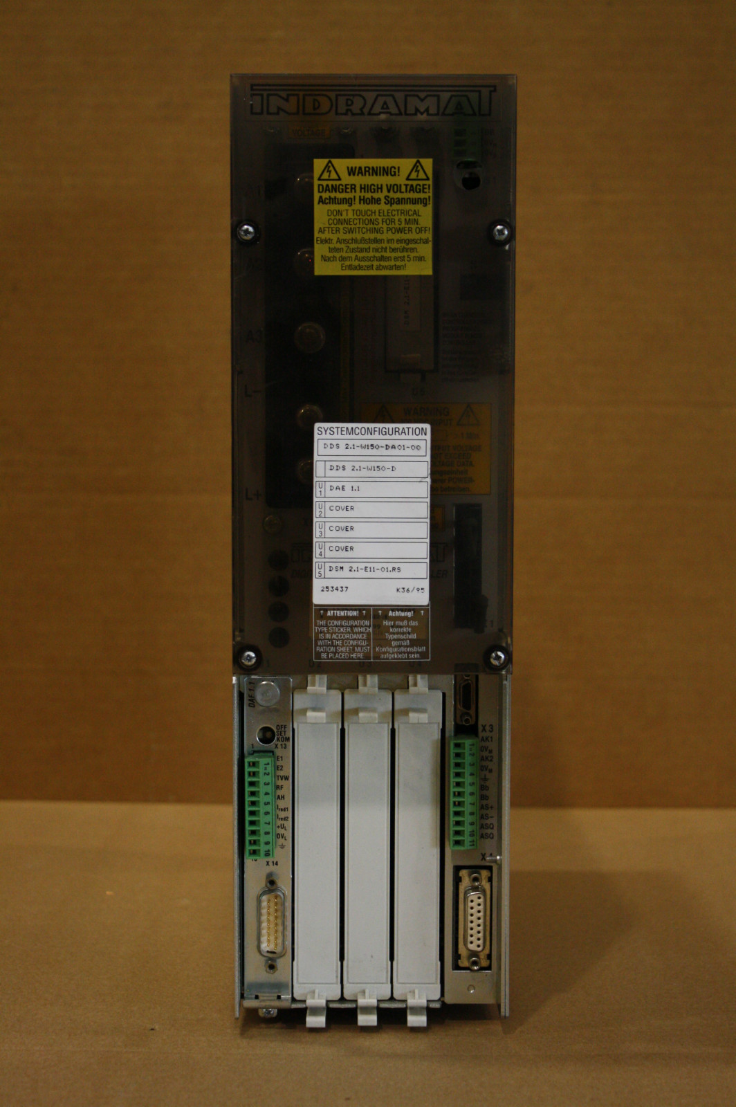 INDRAMAT DDS2.1-W150-D AC SERVO DRIVE
