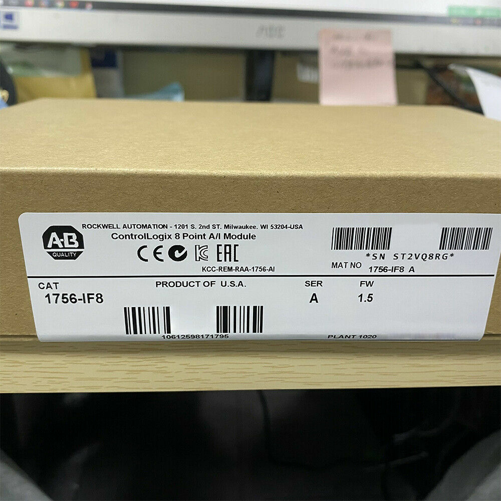 New Sealed Allen Bradley 1756-IF8 ControlLogix 8 Point A/I Module 1756IF8 Ser A