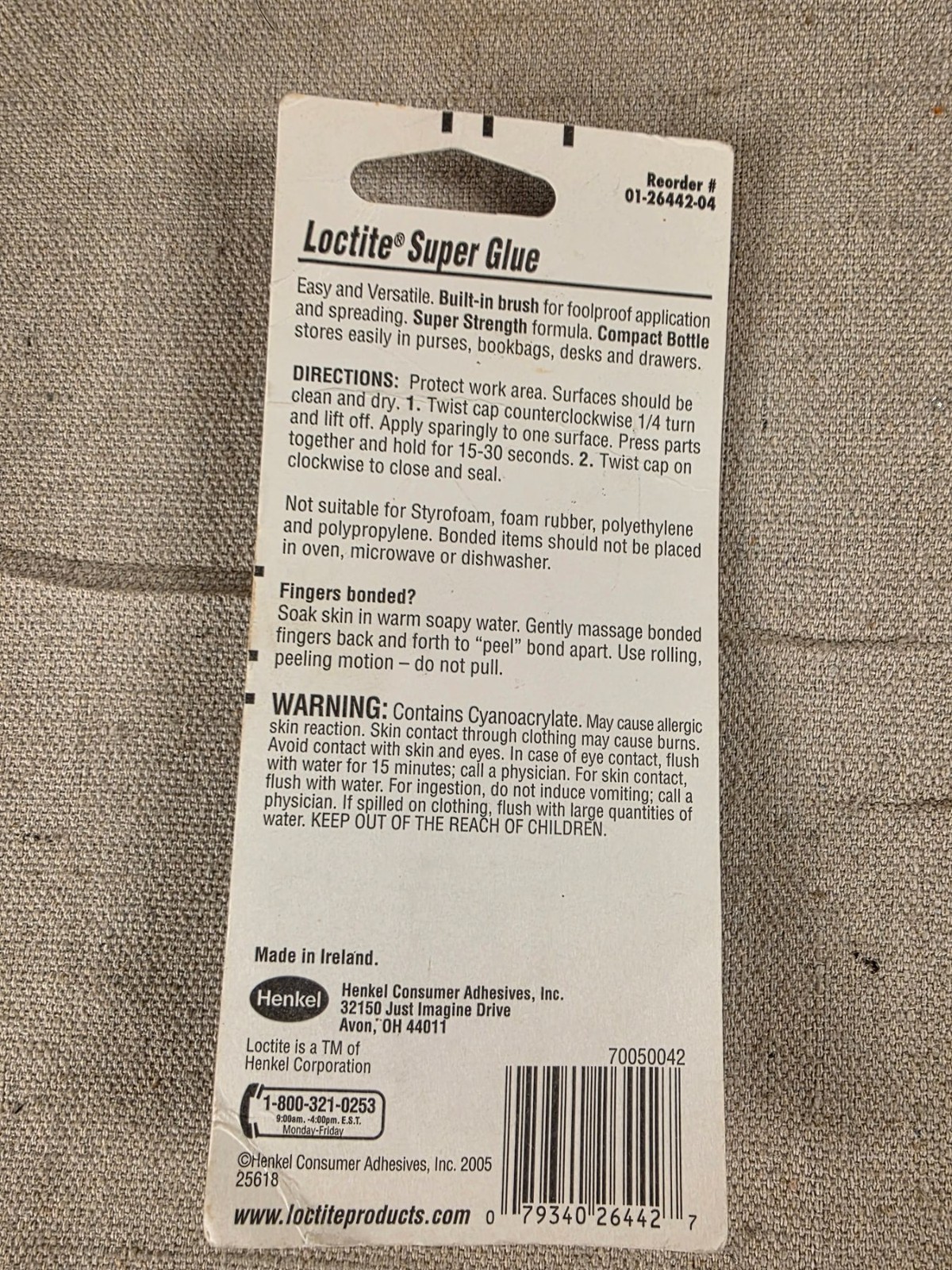 Loctite Super Glue Brush-On 5 Grams Built-in Brush for Larger Surfaces