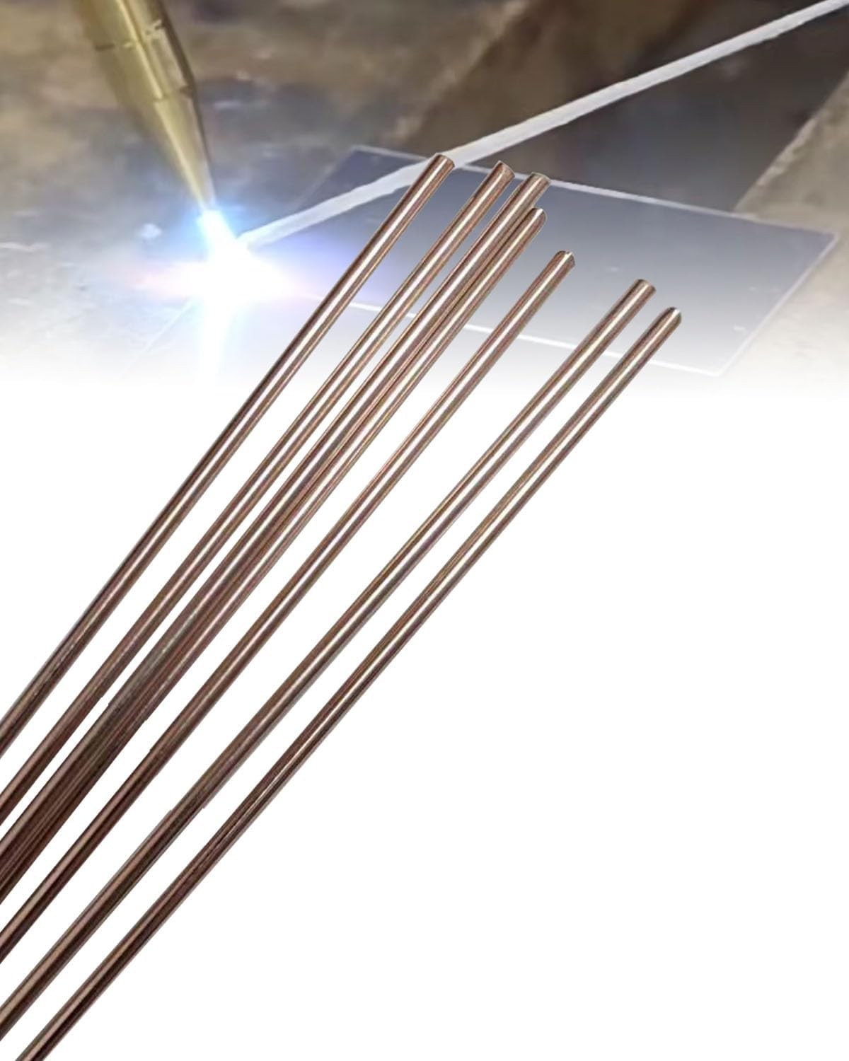 Brazing Rods 15% Silver, Brazing Rod 1/13″ X 13.78″, 7 Rods Silver Solder for…
