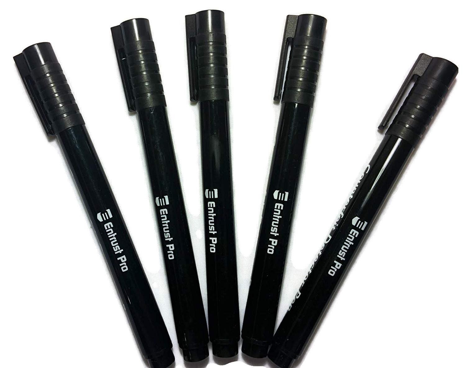 Counterfeit Money Detector Pen Marker (5 Pack ) Round Tip