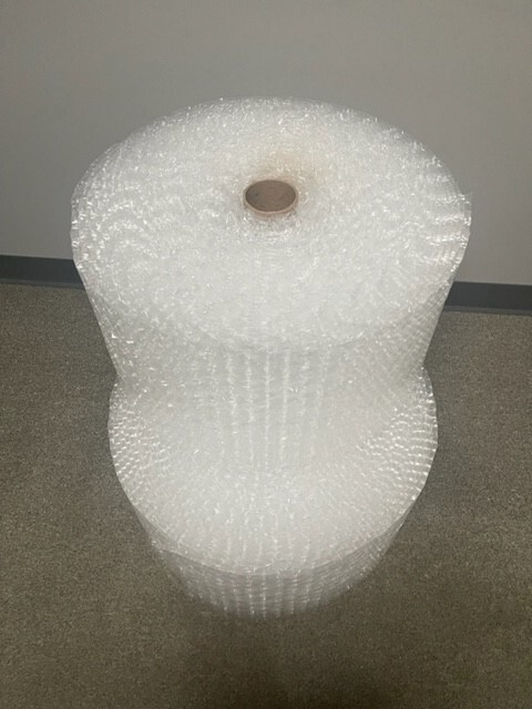 Bubble Cushioning Wrap 1/2″ 250 ft² x 12” Perforated Every 12″ LARGE BUBBLE