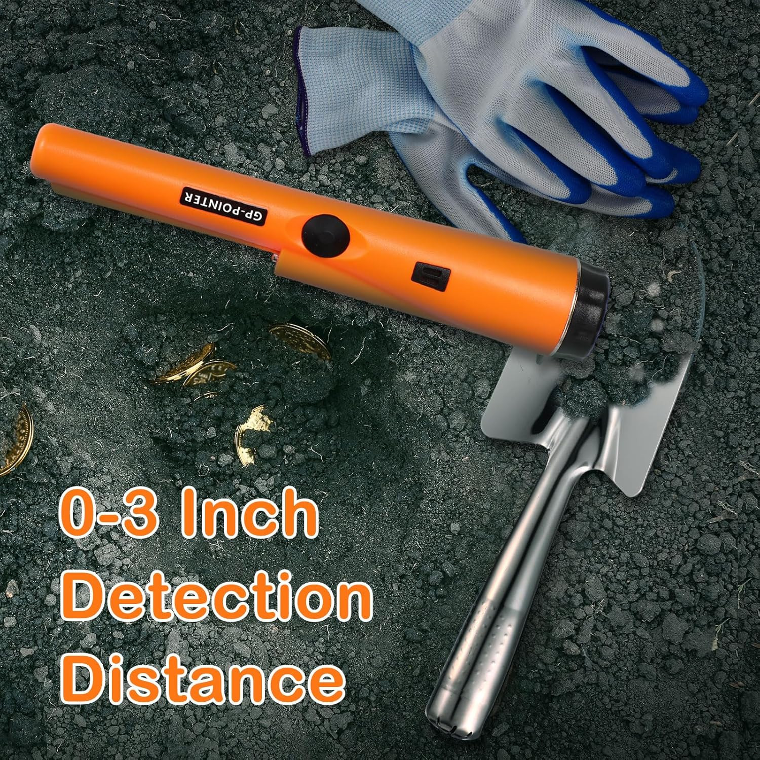 Metal Detector Kit Accessories Include Metal Detector Pinpointer, Sand Sifter Sc