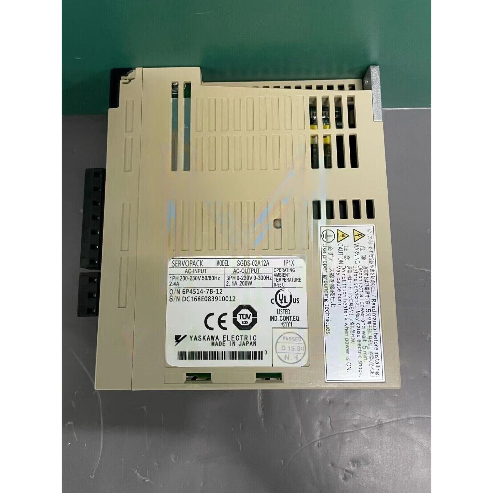 1PCS New Yaskawa SGDS-02A12A Servo Drive Free delivery