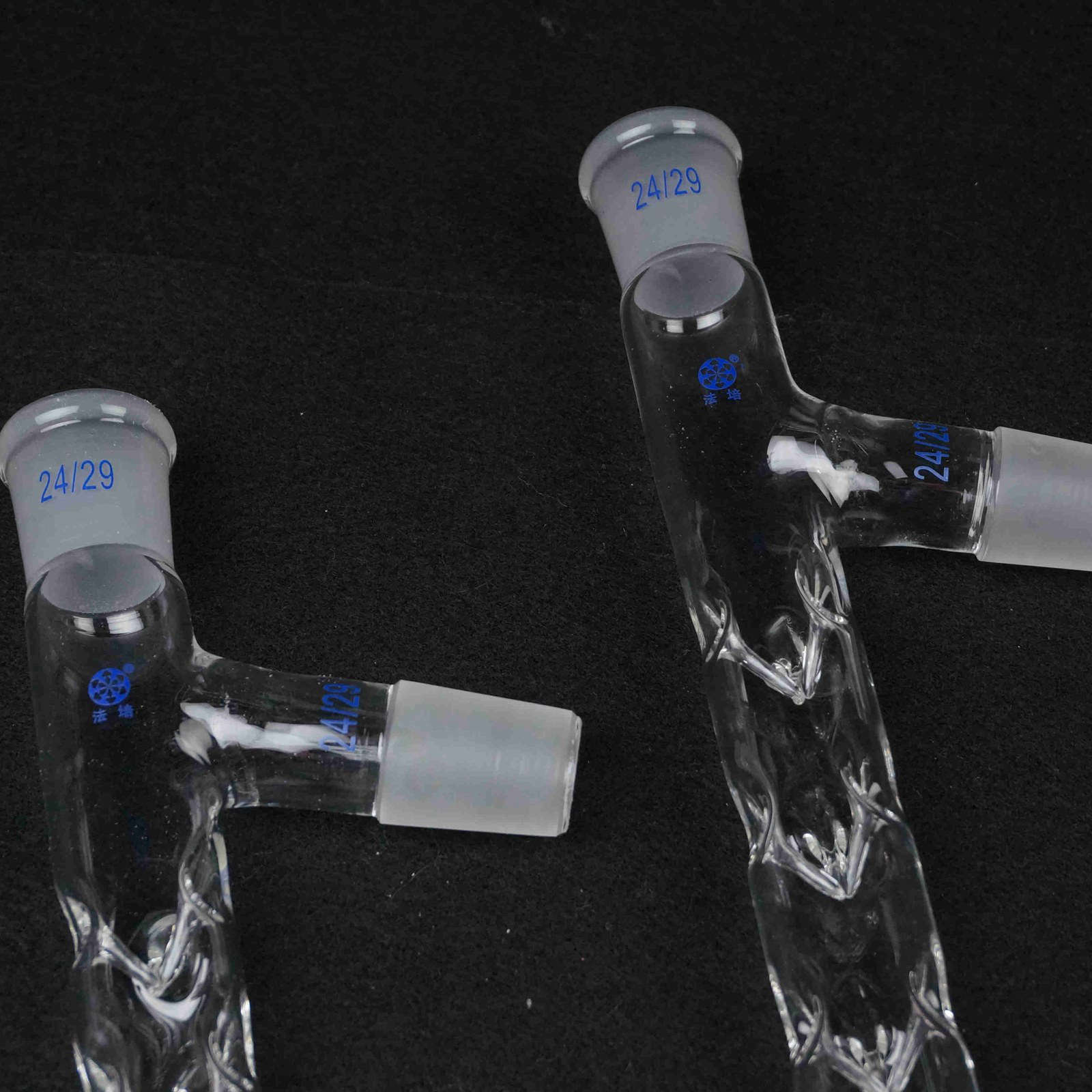 19/26 24/29 Joint 100/200/250/300mm Boro Glass Vigreux Distilling Tube Side Arm