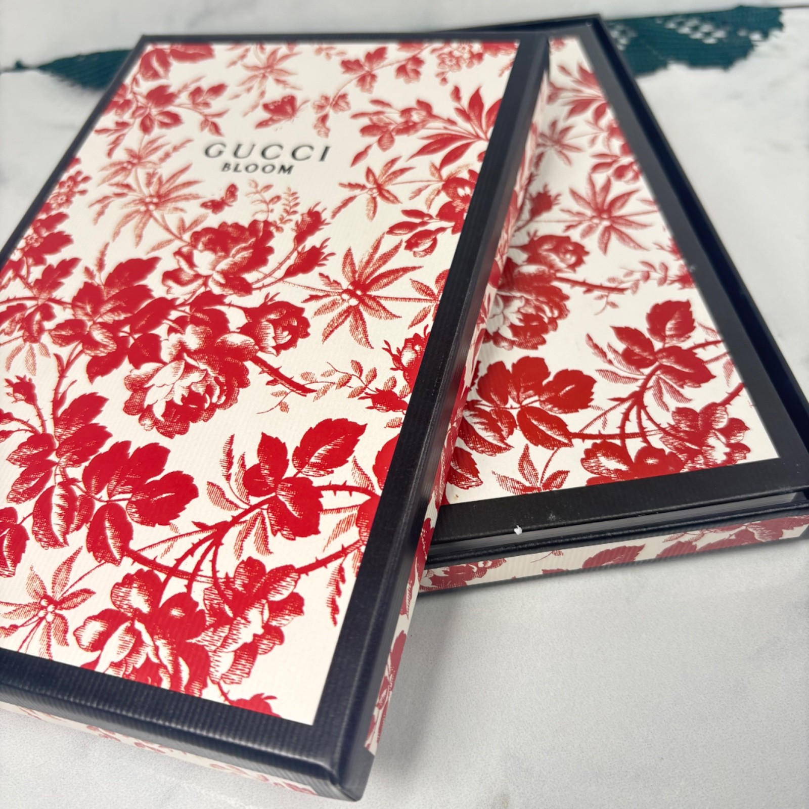 Gucci GG Red Floral Bloom Journal, Notebook, Sketch Book, Doodle Pad New w/ Box