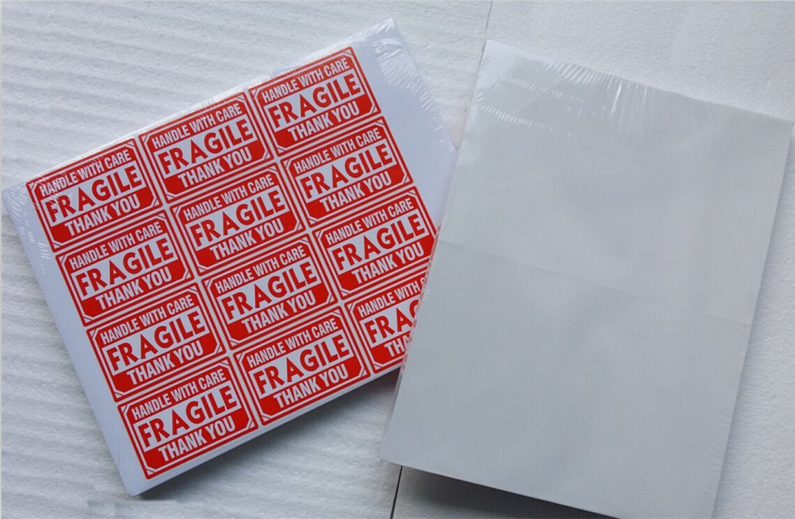 200 8.5×5.5 Half Sheet Shipping Labels 2 Per Sheet Self Adhesive