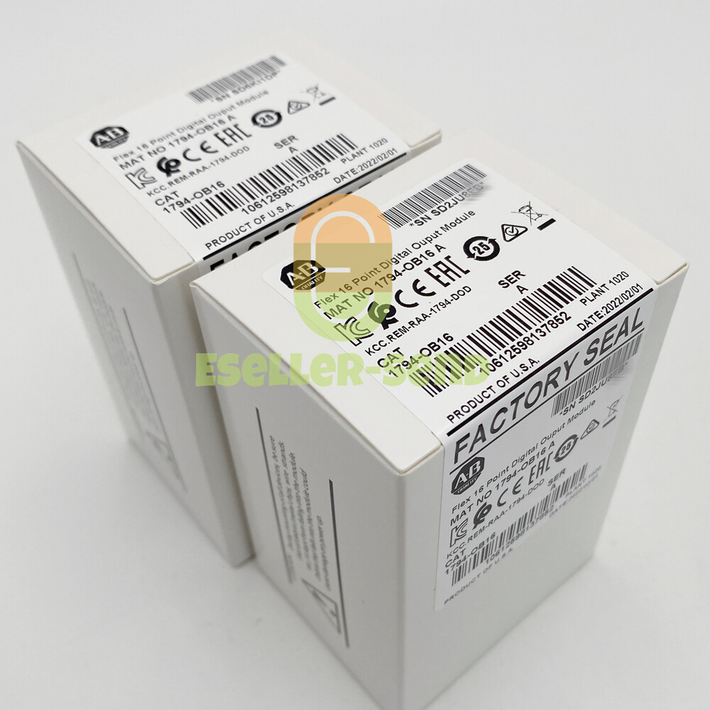 New Sealed AB 1794-OB16 Allen-Bradley FLEX 16-Point Digital Output Module TX