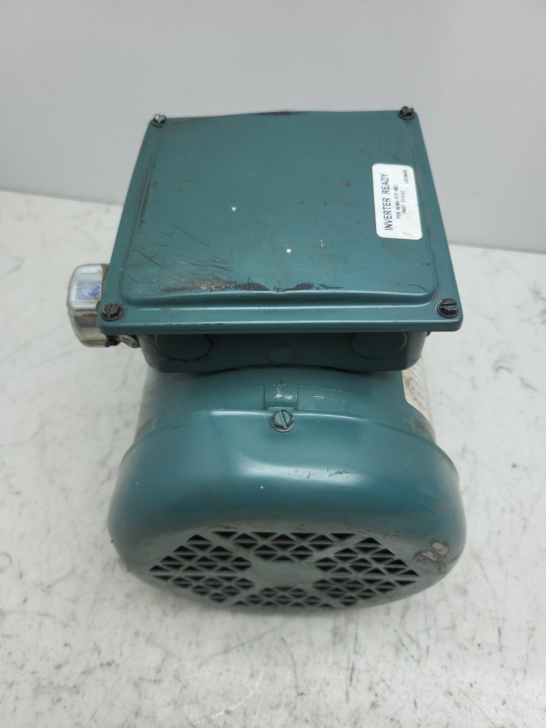 Baldor VUHM3538 .5 Hp 1740 Rpm 3Ph 60Hz 56C TEFC Industrial Motor Used
