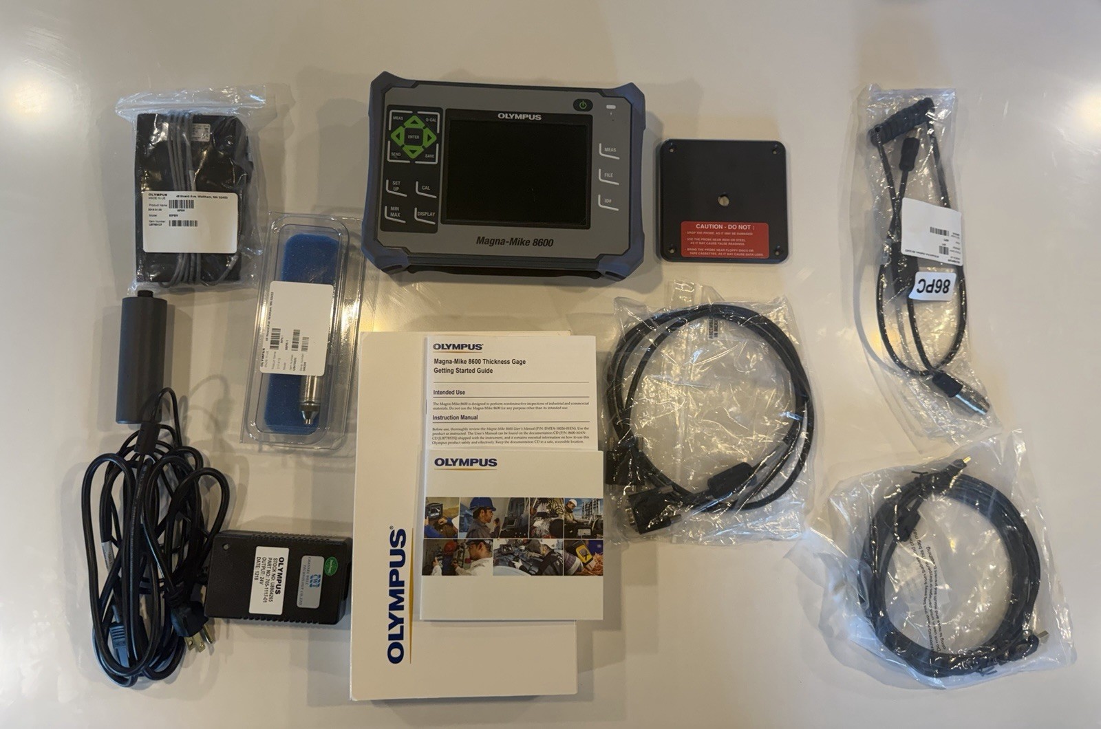 Olympus Magnamike 8600 Hall Effect Thickness Gage Kit & Probe