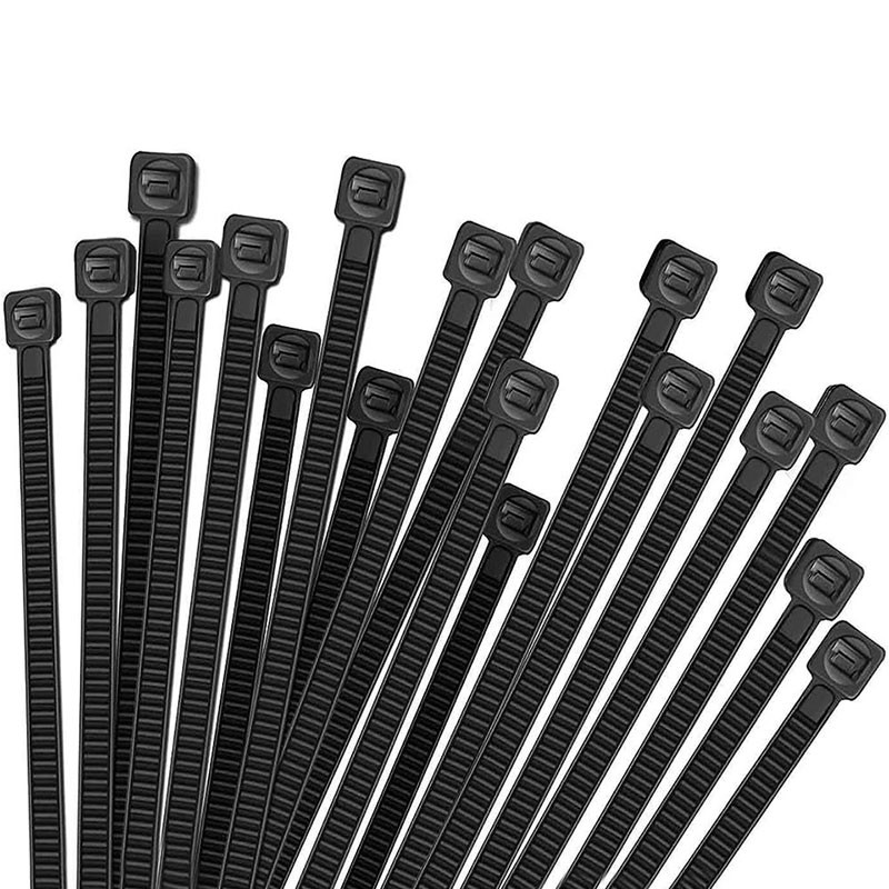 100Pcs Cable Ties 6″ / 8″ /10” Heavy Duty Nylon Wrap Wire Zip Ties UV Resistant