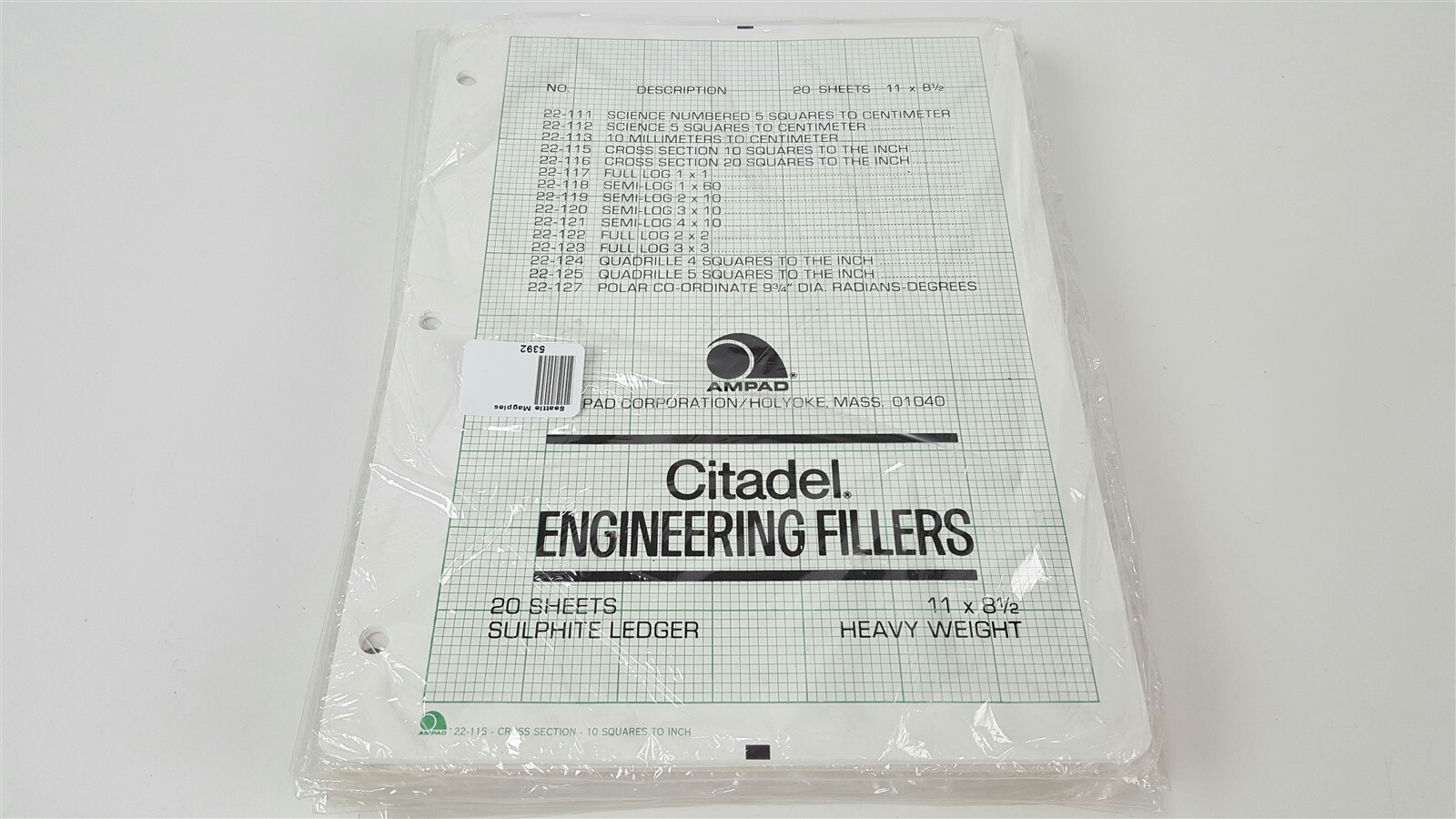 14 packs Citadel engineering fillers / graph paper – 20 sheets each – NEW