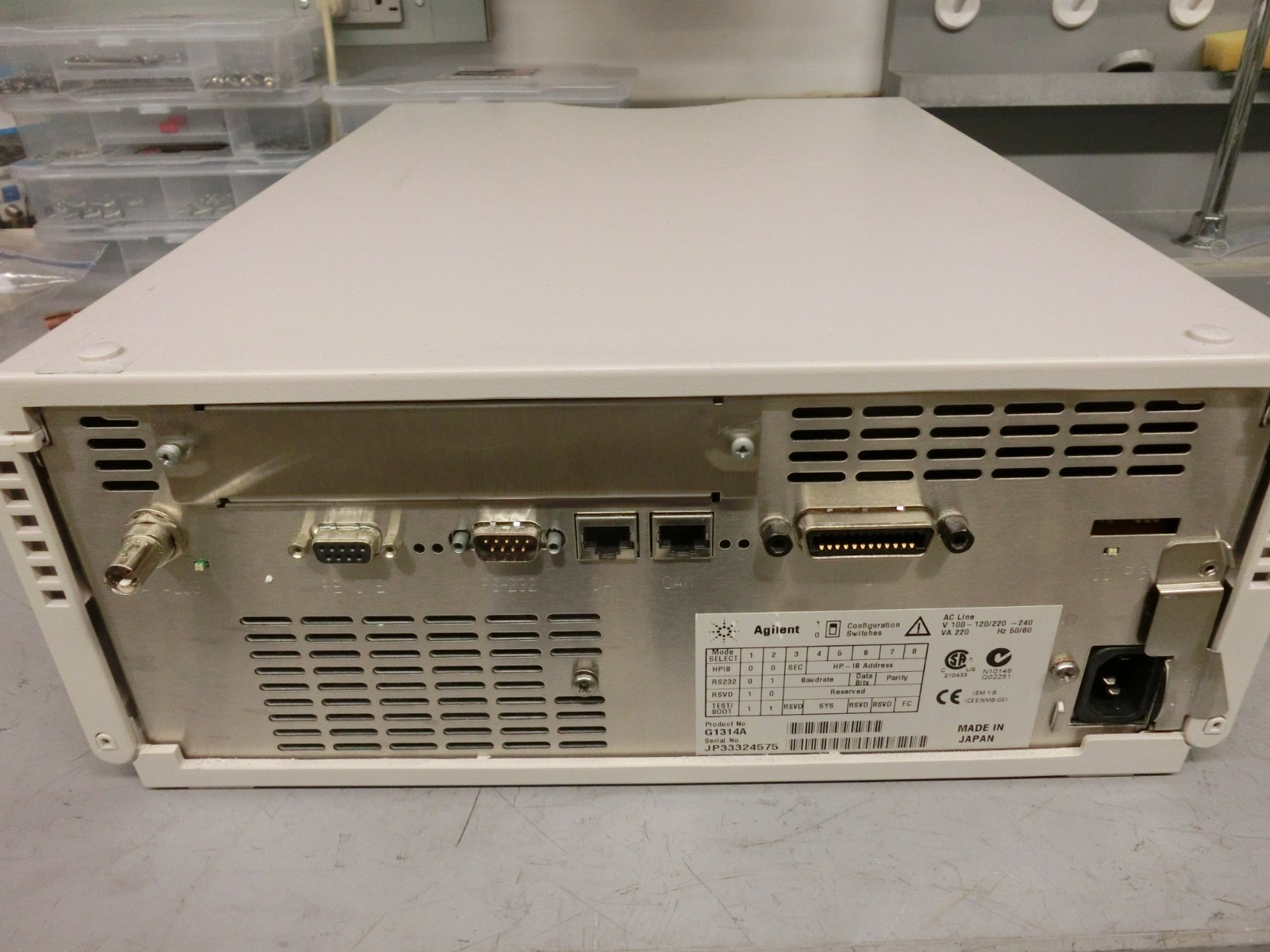 Agilent HP 1100 HPLC VWD Variable Wavelength Detector G1314A Working Tested