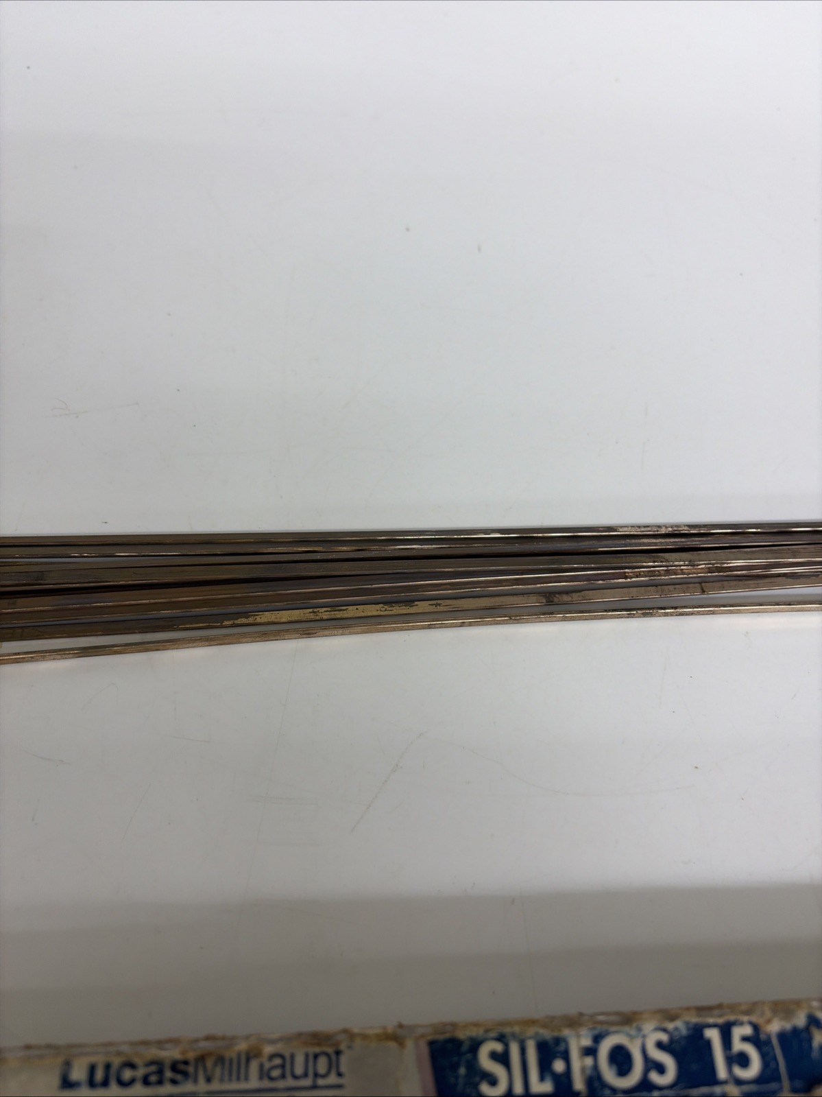 Lucas Milhaupt Sil Fos 15 Brazing Rods 15% Silver Alloy Lot of 12