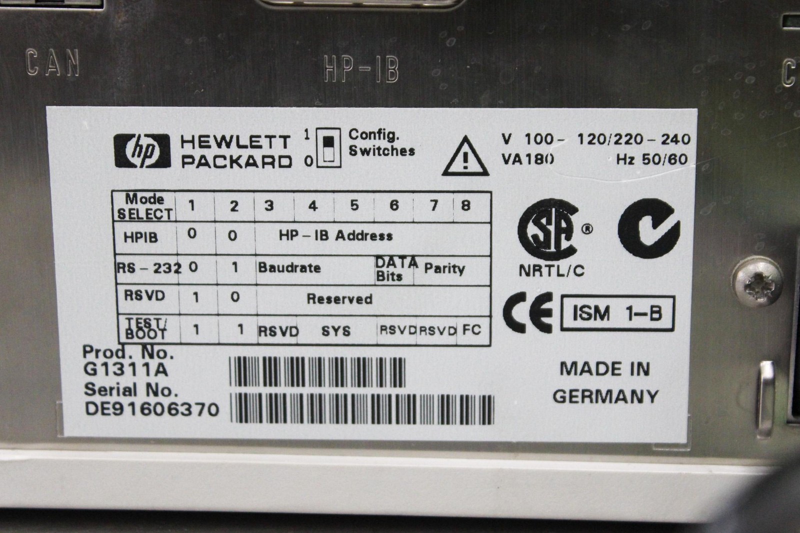 HP 1100 HPLC G1311A QuatPump HPLC with Minor Defects (3320023451)