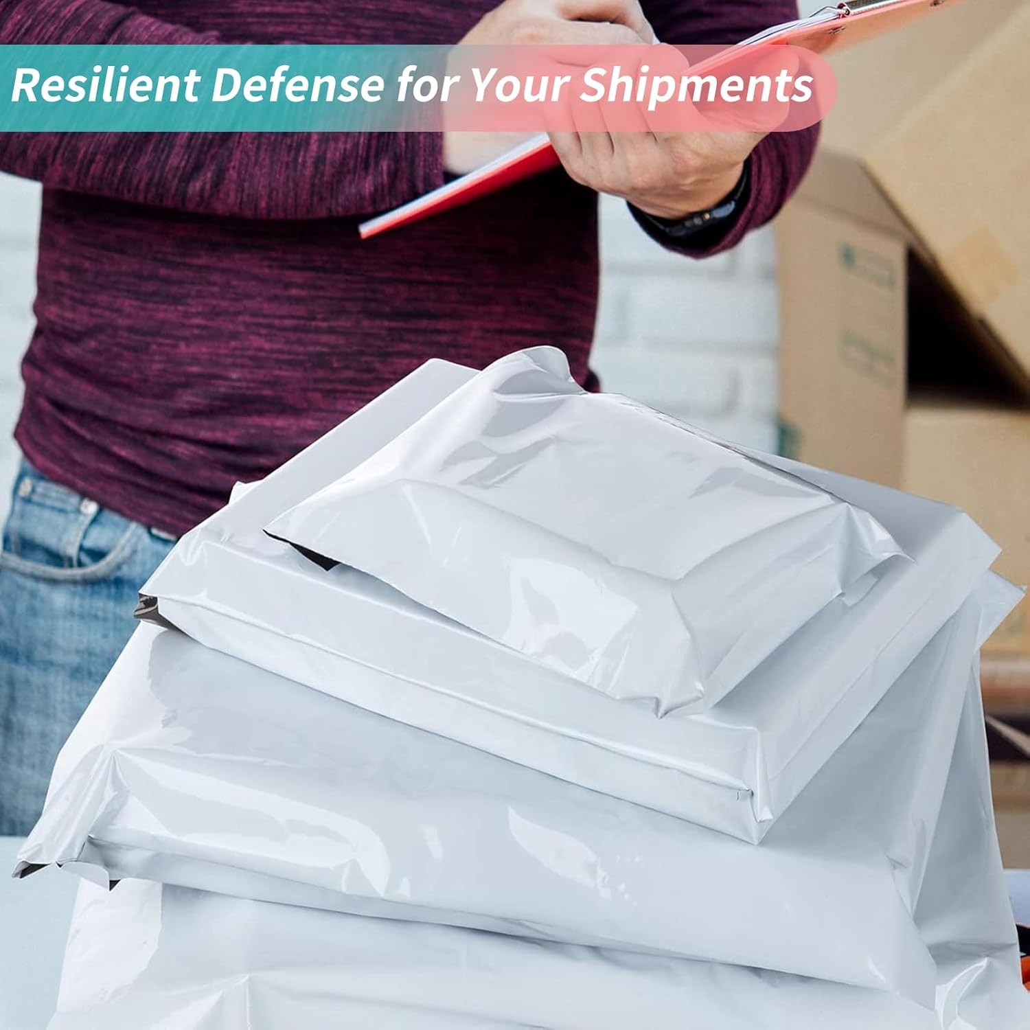 Poly Mailers Shipping Envelopes Mailing Bags 10×13 19×24 Multiple Sizes & Colors