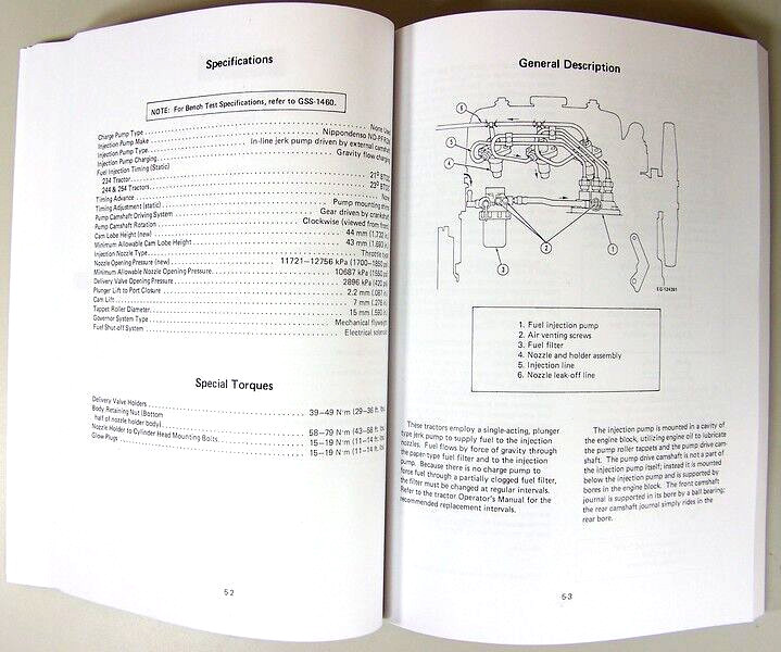 Lot International 234 244 254 Tractor Service Manual Repair Shop Ih Technical