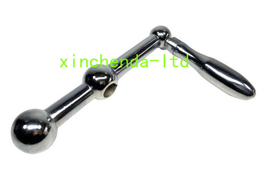 1SET Bridgeport Milling Machine Parts Three Ball Metal Crank Handle 197mm*Ø16mm