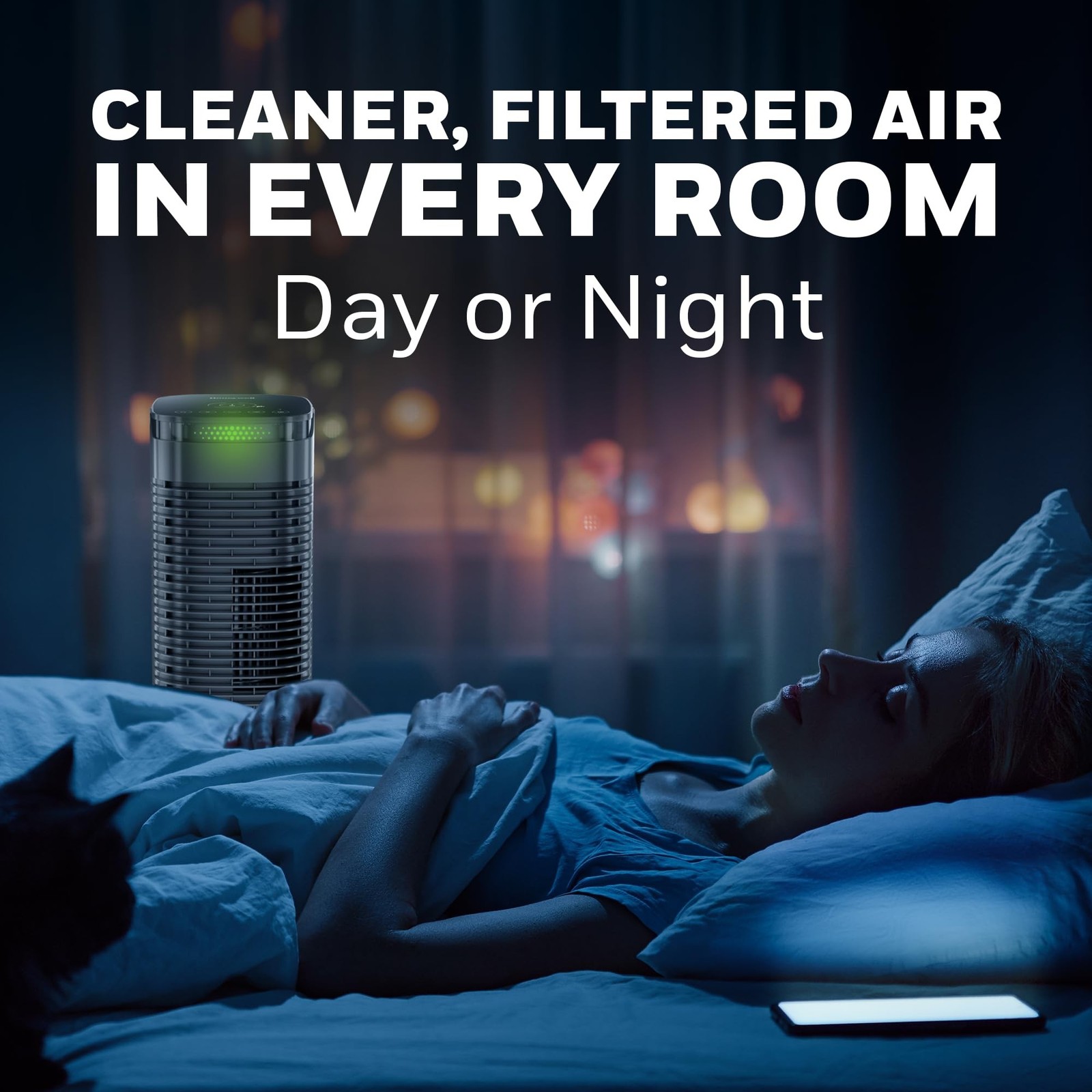 Honeywell HEPA Air Purifier for Home, 990 Ft² Rooms in 1 hour, HEPA Filter,
