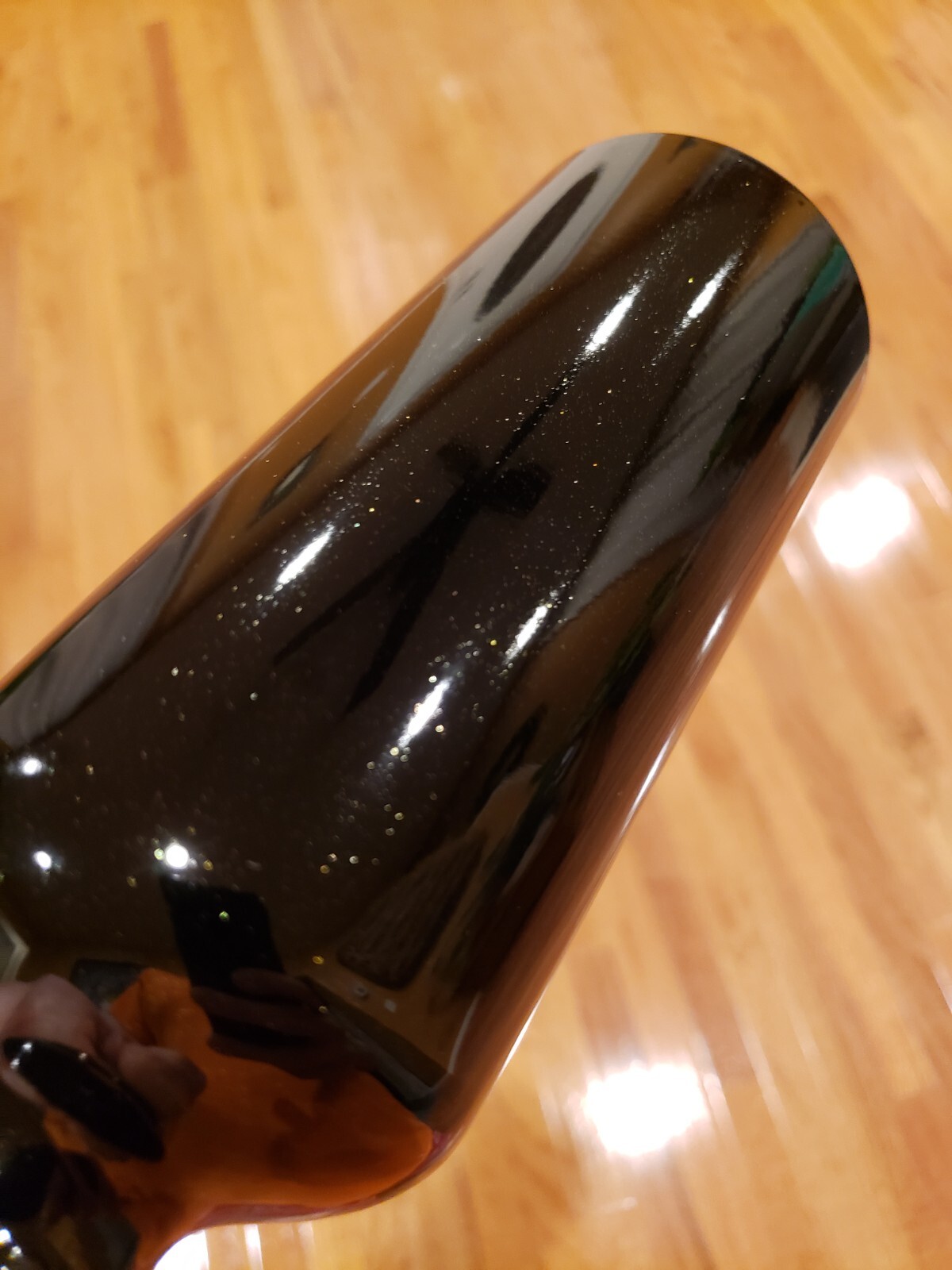Black Sparkle Metallic Powder Coating Paint 1LB USA Made