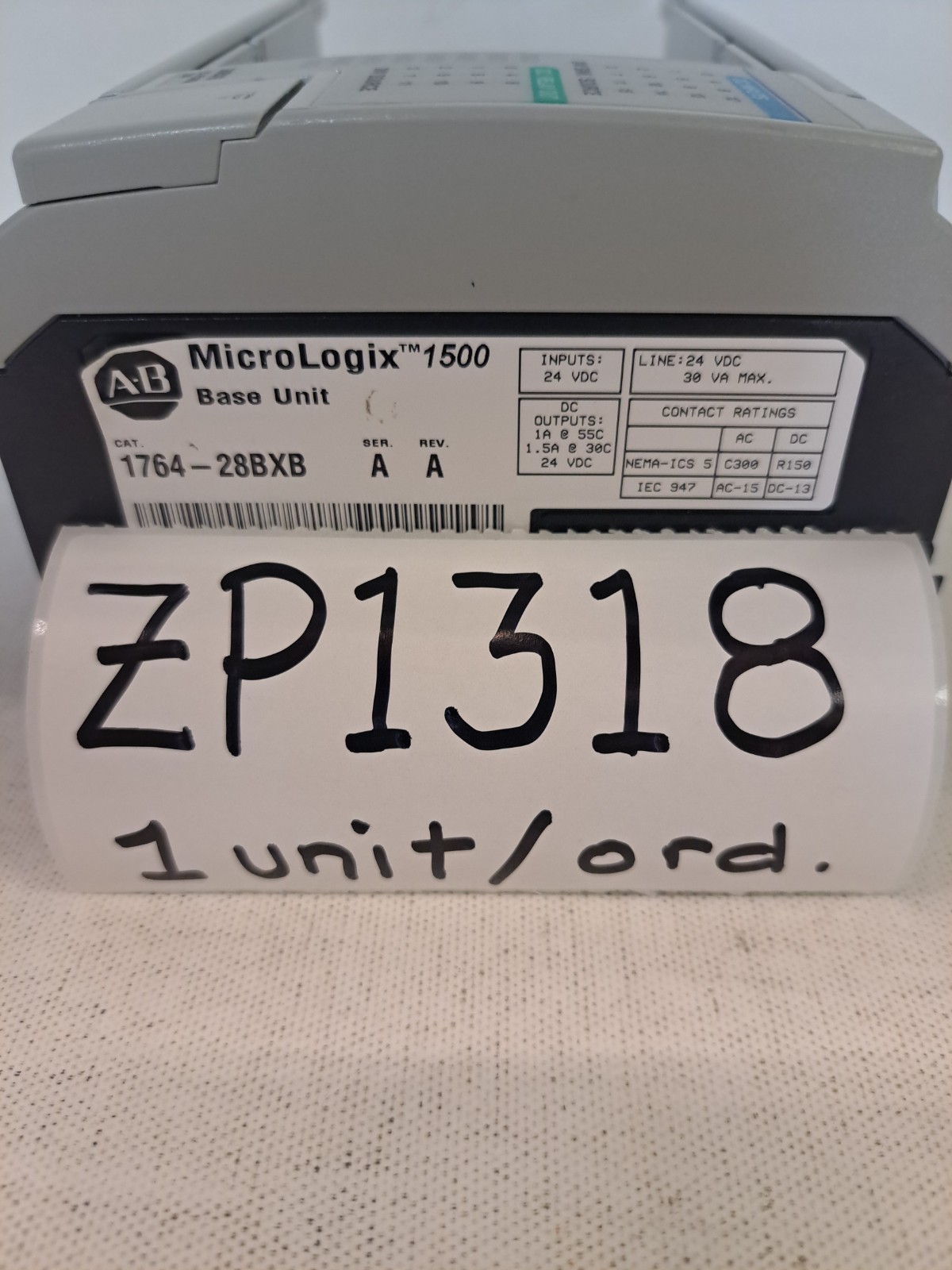 ALLEN BRADLEY 1764-28BXB MicroLogix 1500 Base 24VDC NEW NO BOX