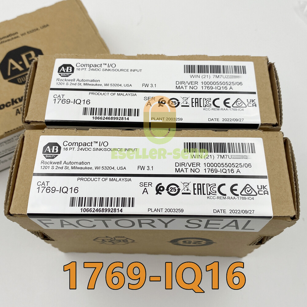 Allen Bradley 1769-IQ16 AB CompactLogix 16 Pt 24VDC D/I INPUT Module New Sealed