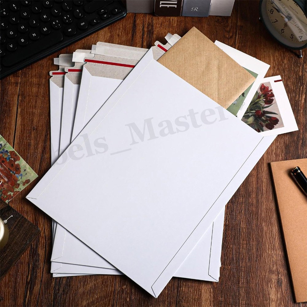 All Sizes – RIGID PHOTO MAILERS ENVELOPES CARDBOARD SHIP FLAT DOCUMENT SELF SEAL