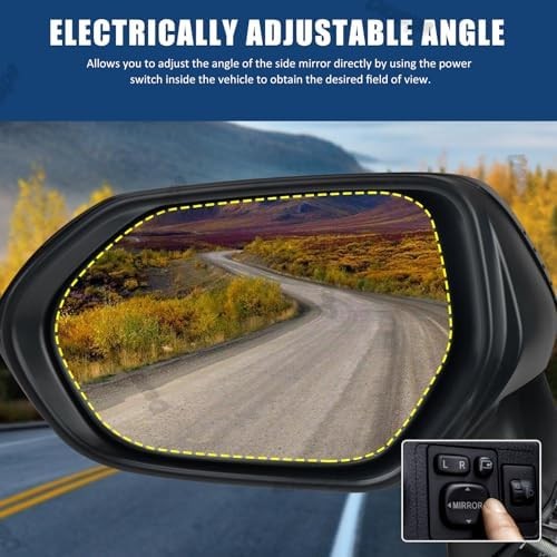 Driver Side Mirror Assembly Compatible with Toyota Corolla 2020-2025 Non-heated