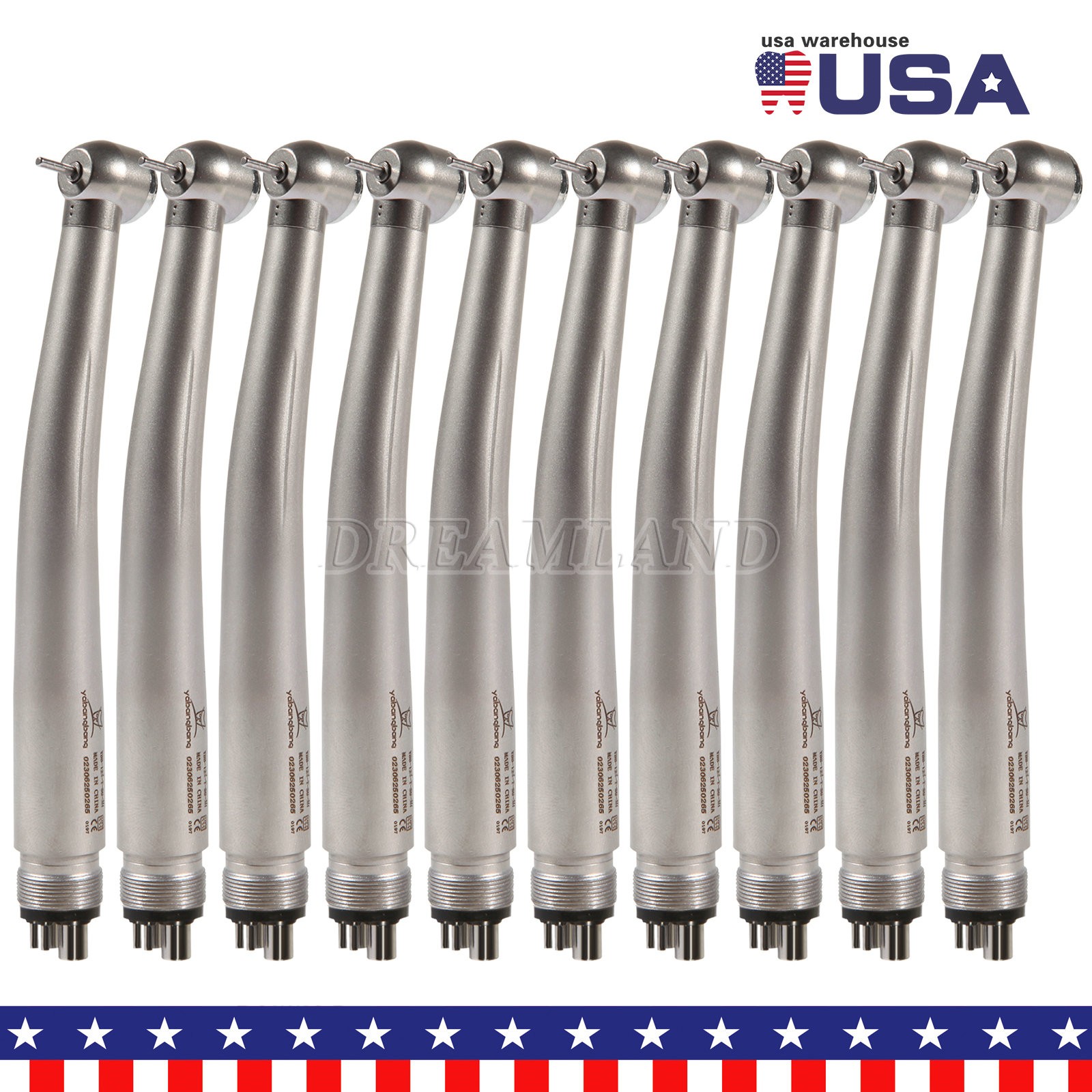 1-10 Yabangbang Dental (LED E-generator) High Speed Handpiece 4/2 Hole NSK Style