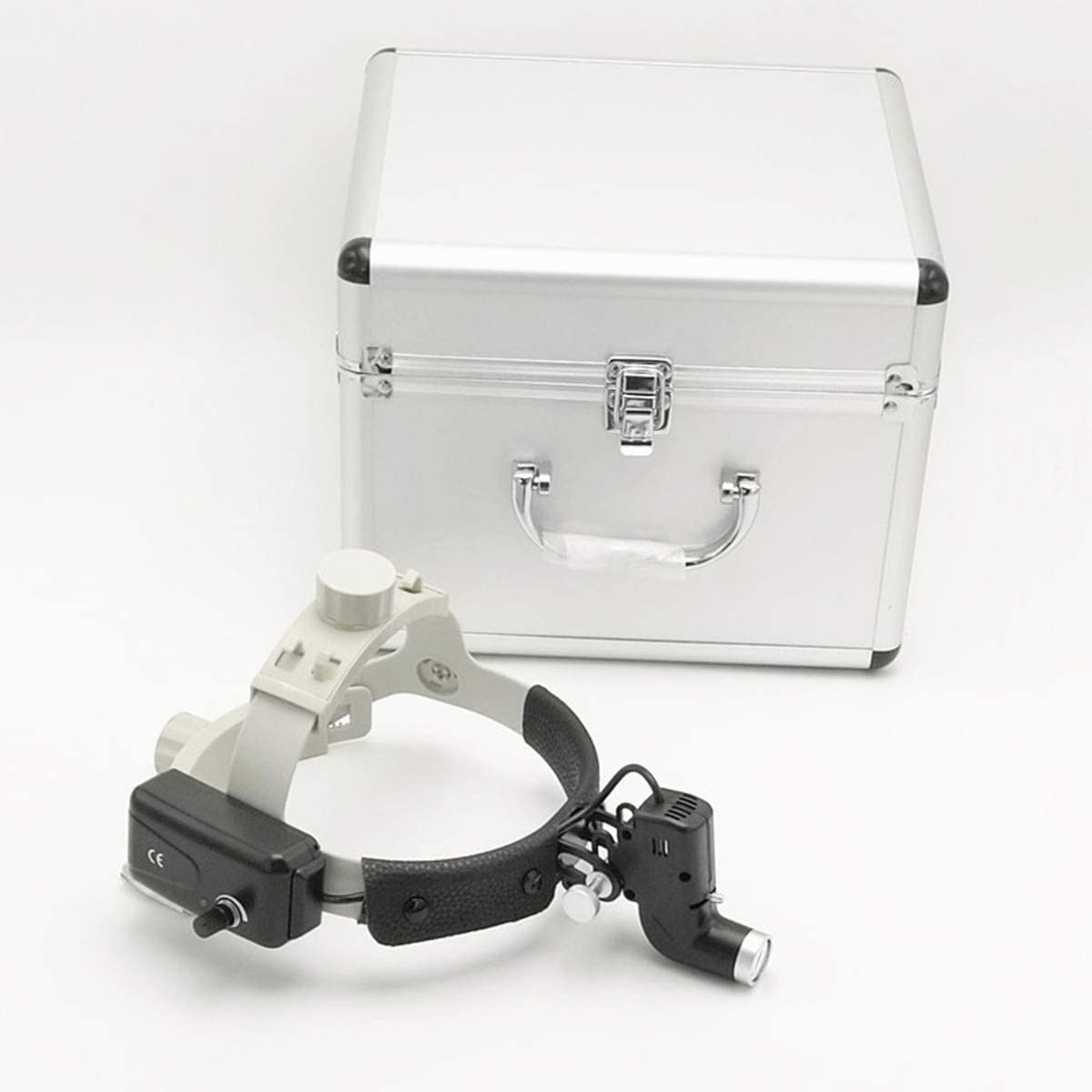 5W LED Dental Medical Head Light ENT Specific Black with Aluminum Box US STOCK
