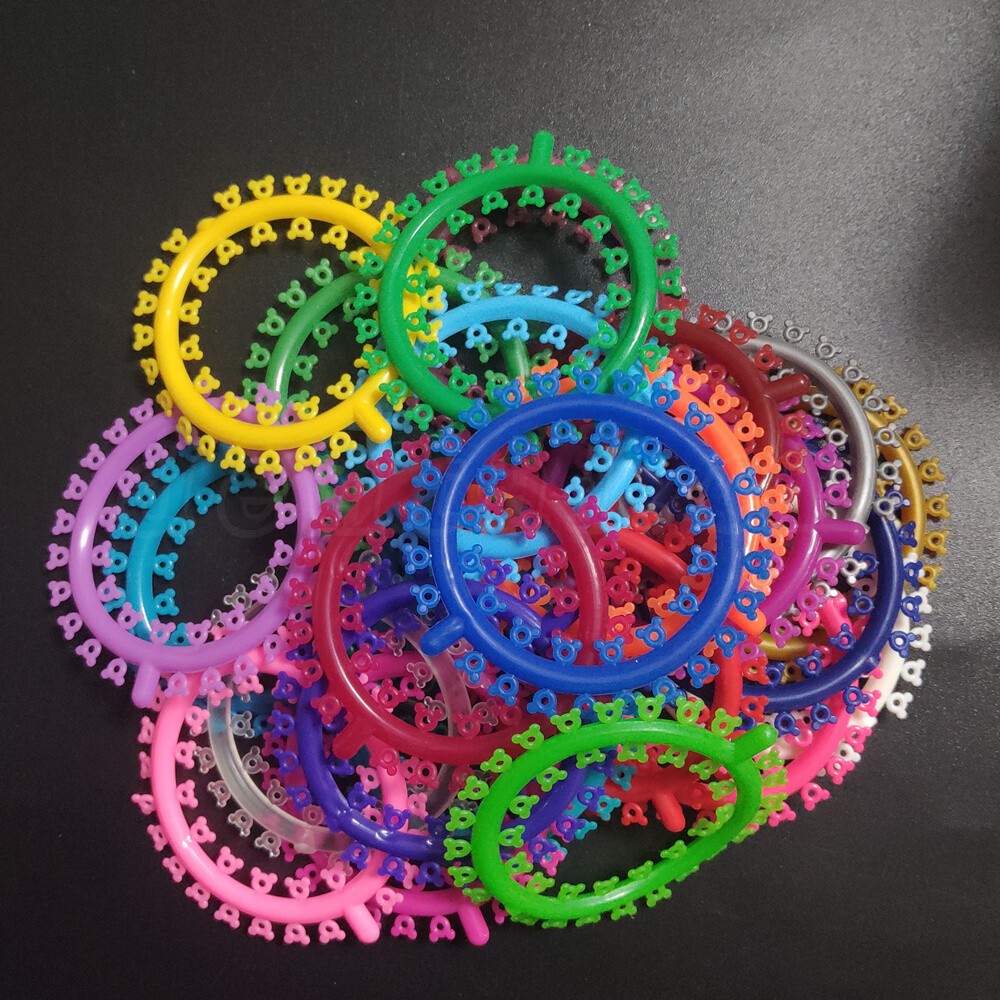 Dental Orthodontic Cartoon Ligature Ties O-Ring Elastic Bands Braces 1000 ties