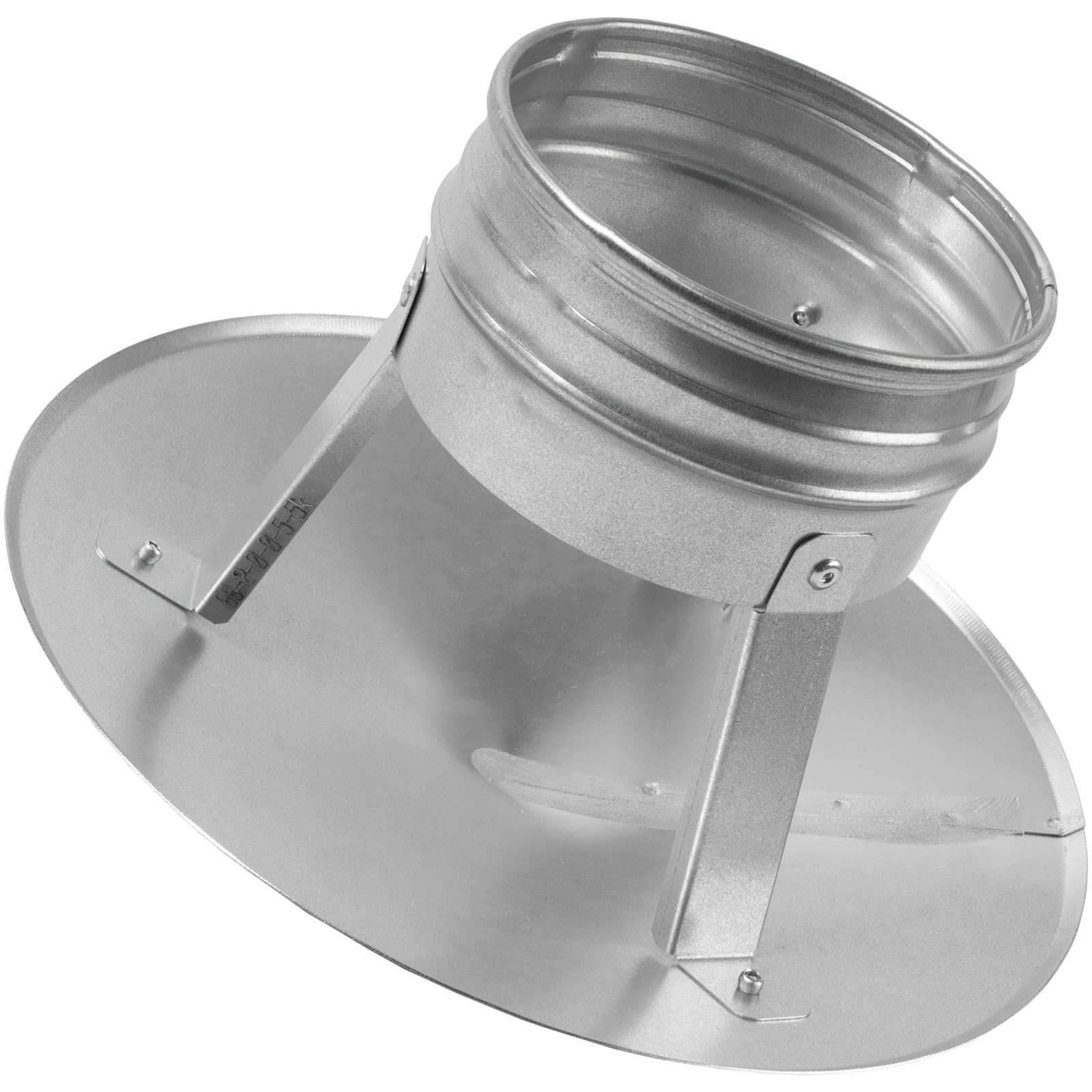 Repa Market 5 Inch Roof Vent Cap – Galvanized Steel 5″ Inch,